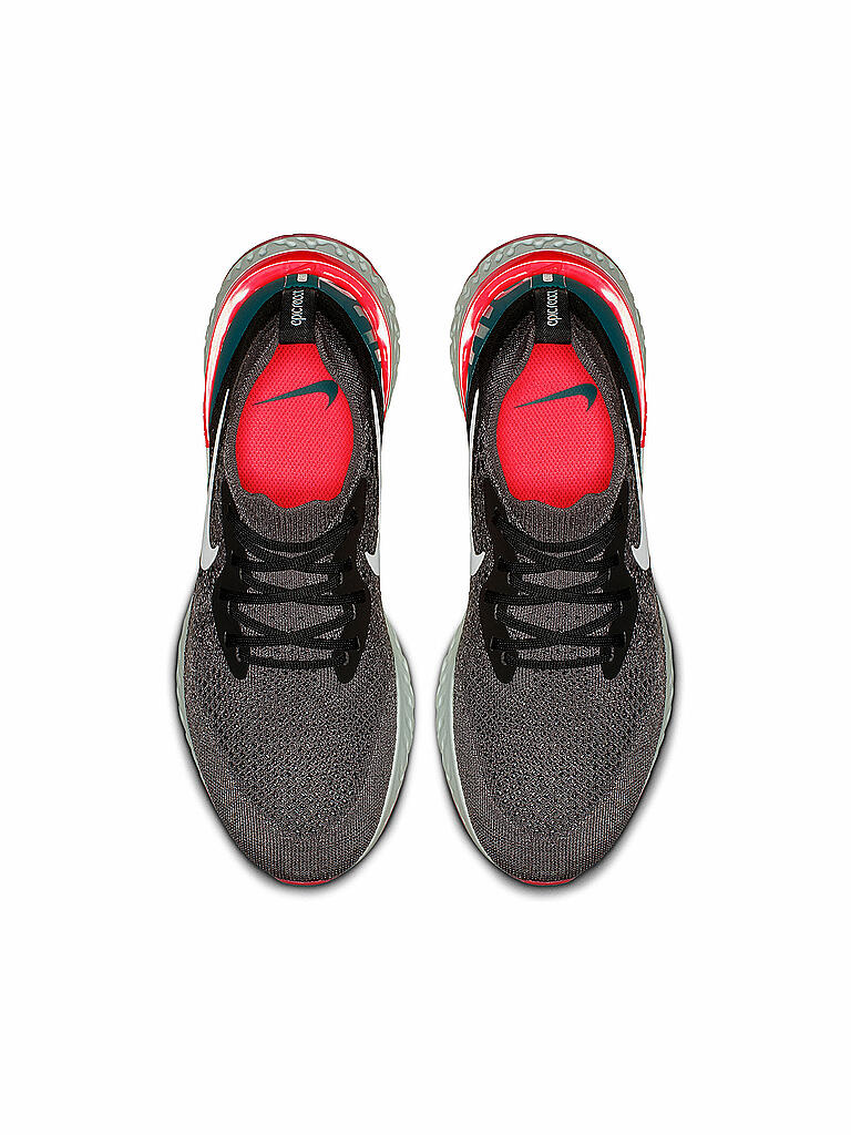 NIKE | Herren Laufschuh Epic React Flyknit GUNSMOKE / WHITE | grau
