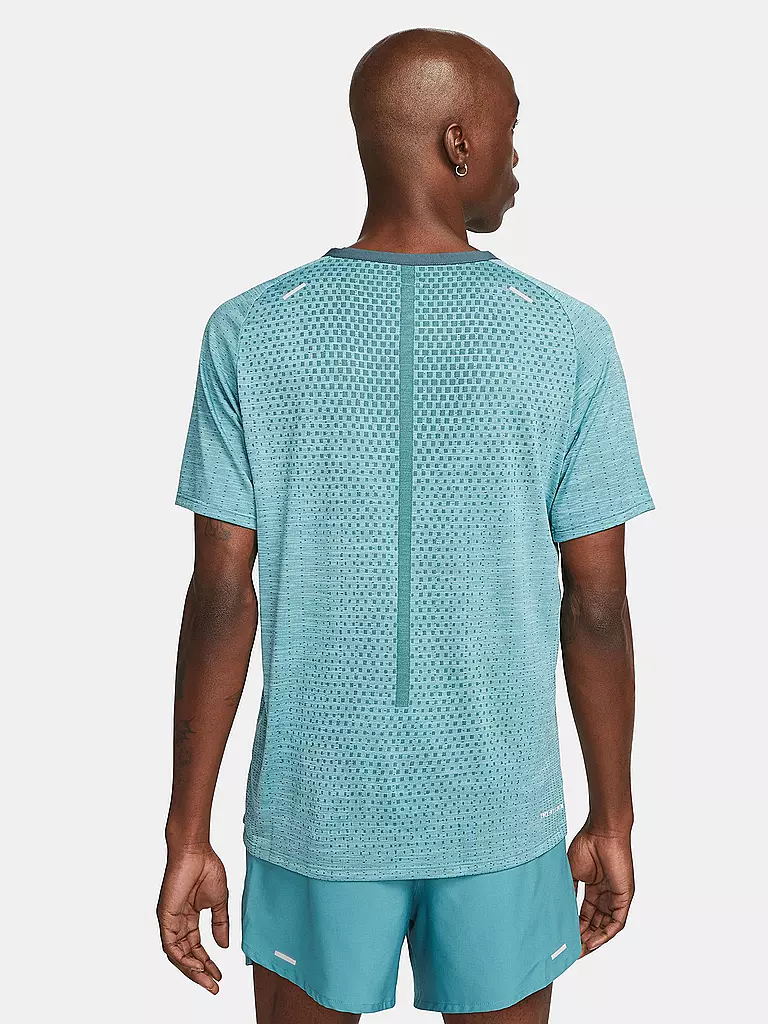 NIKE | Herren Laufshirt Dri-FIT ADV TechKnit Ultra | petrol