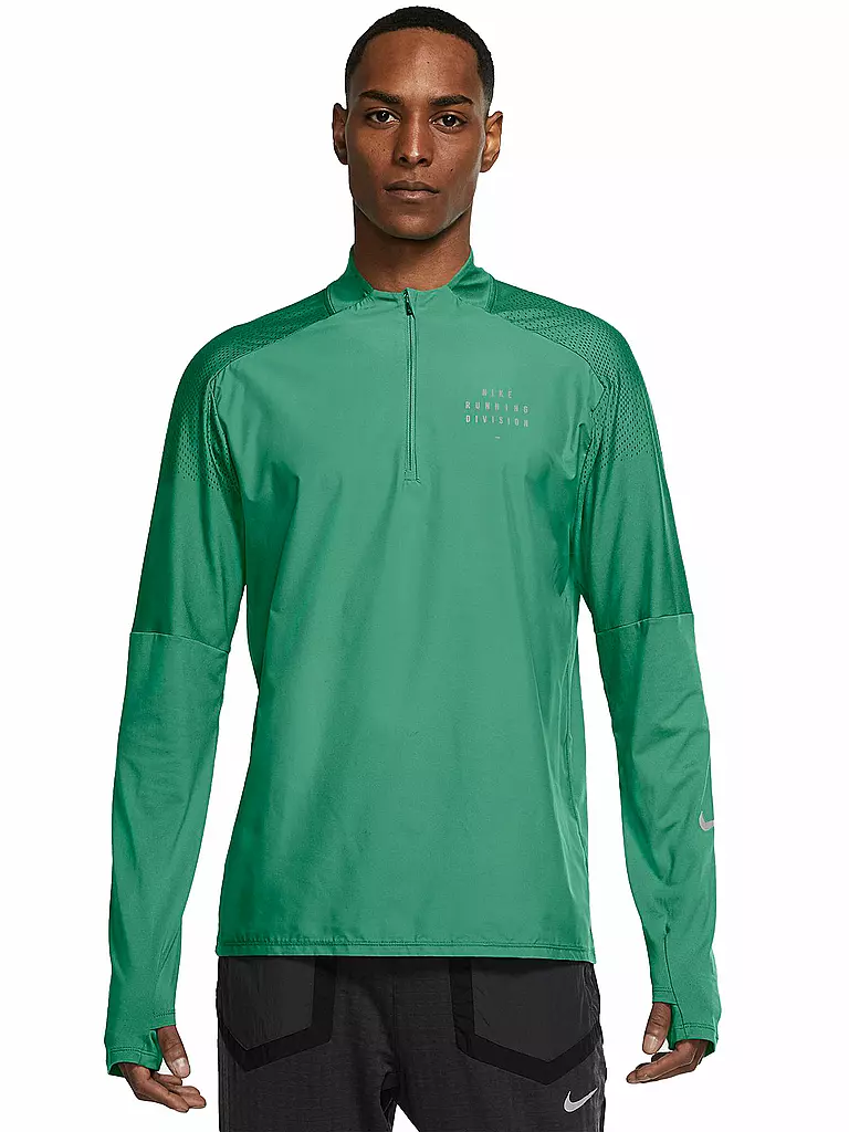 NIKE | Herren Laufshirt Dri-FIT Run Division Flash Element | grün