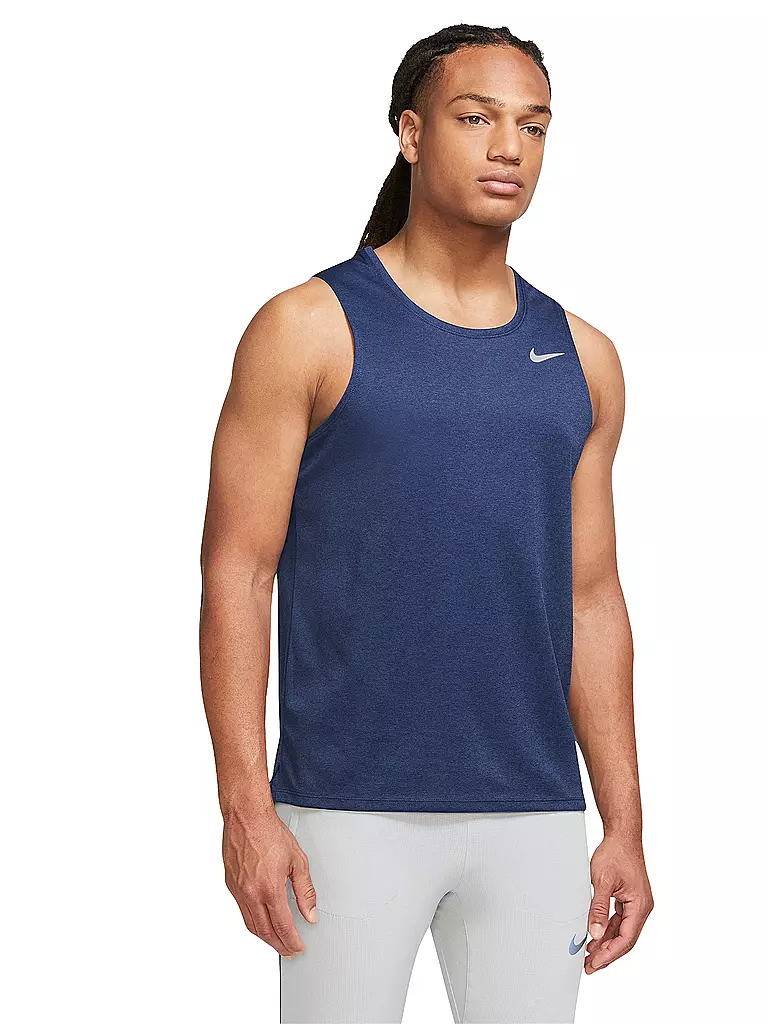 NIKE | Herren Lauftank Dri-FIT Miler | blau