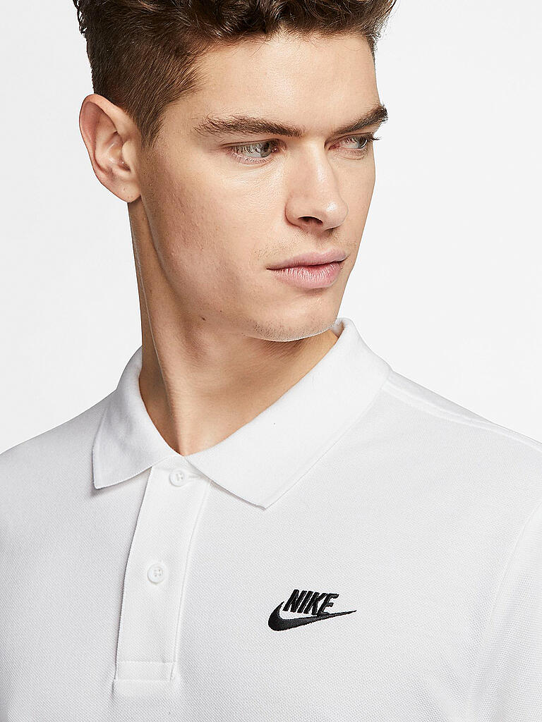 NIKE | Herren Poloshirt Sportswear | weiß