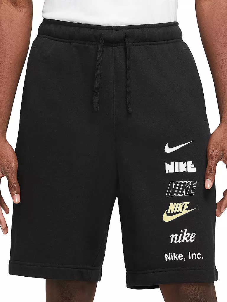 NIKE | Herren Short Club Fleece | schwarz