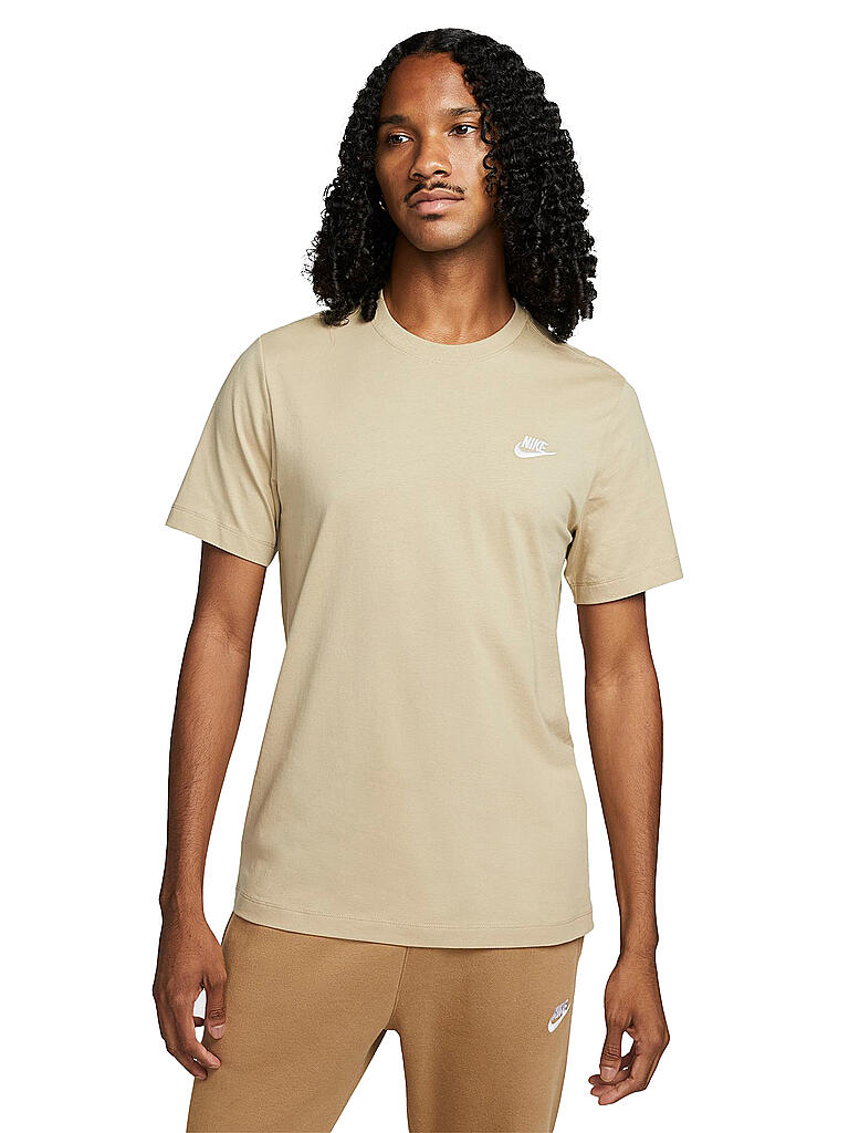 NIKE | Herren T-Shirt Nike Sportswear Club | beige