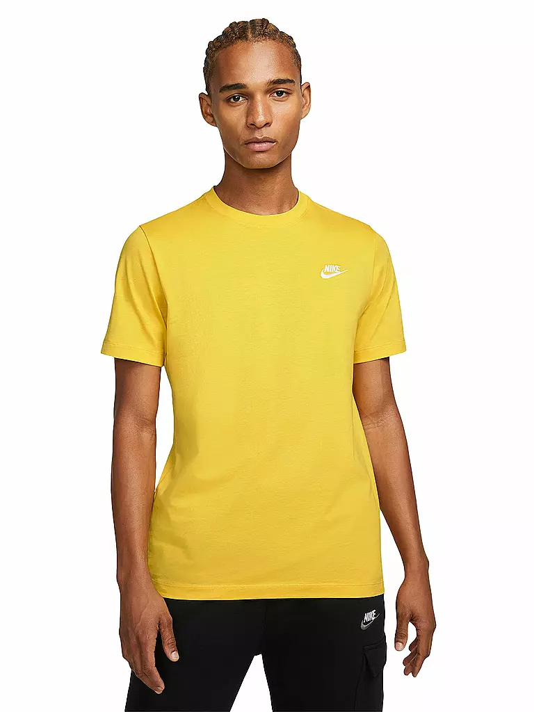 NIKE | Herren T-Shirt Nike Sportswear Club | gelb