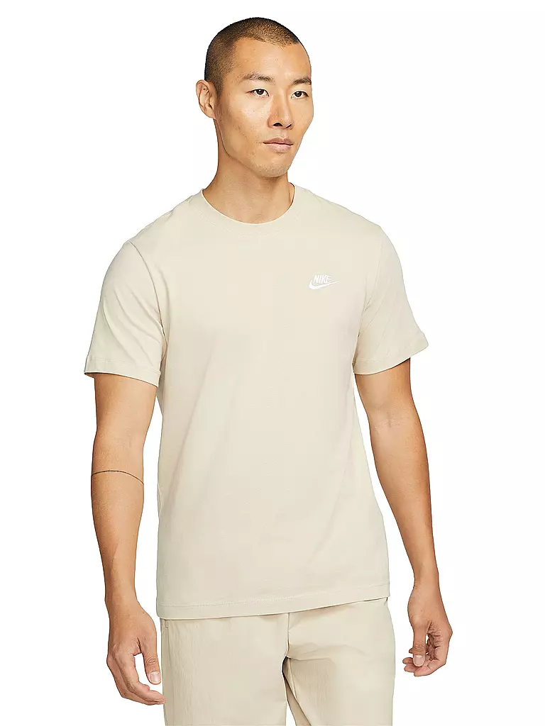 NIKE | Herren T-Shirt Nike Sportswear Club | beige