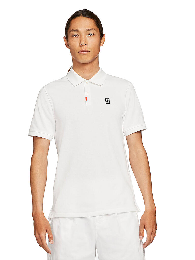 NIKE | Herren Tennispolo Slam Wimbledon | weiß