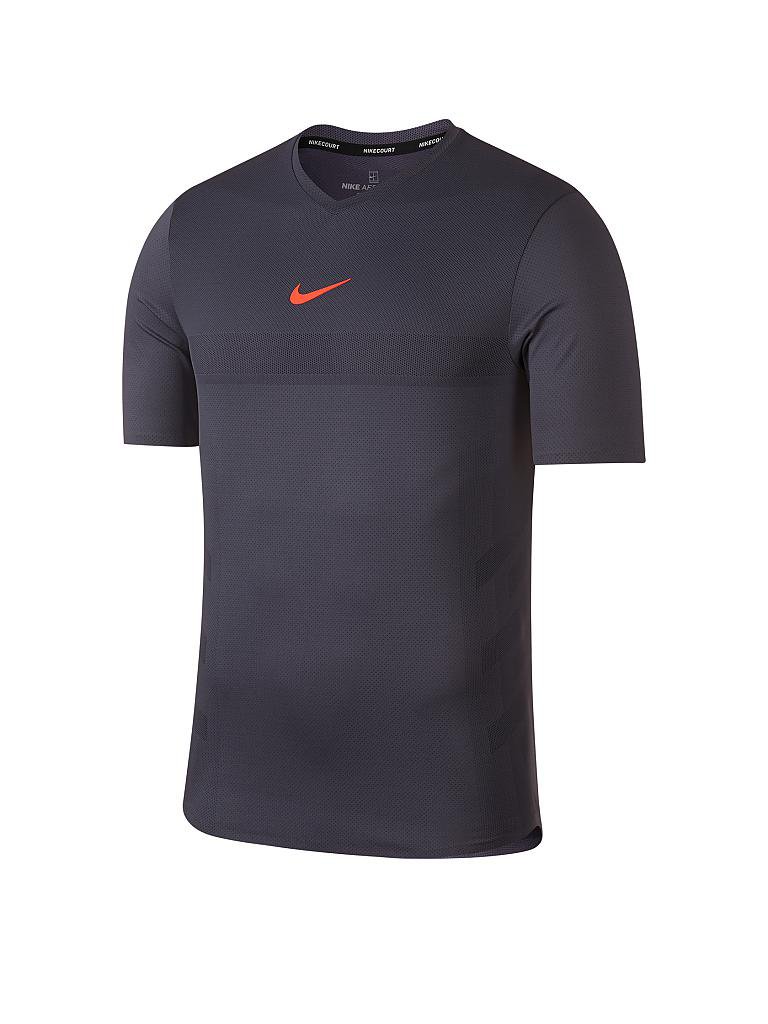 NIKE Herren Tennisshirt AeroReact Rafa Nadal blau