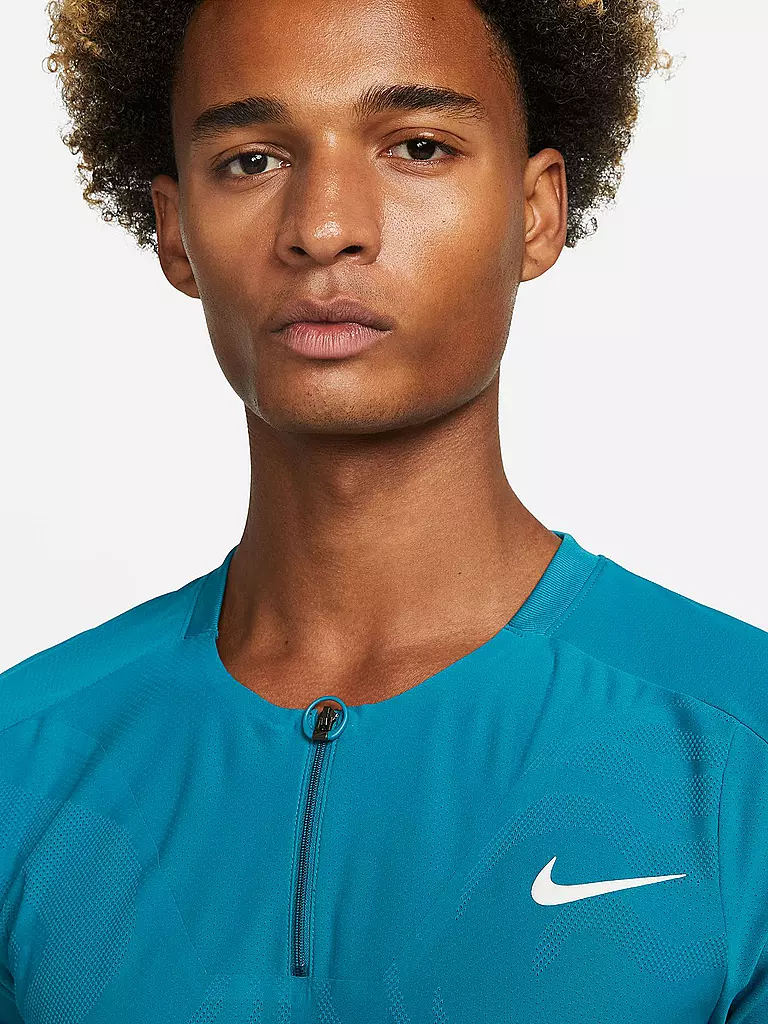 NIKE | Herren Tennisshirt NikeCourt Dri-FIT ADV Slam | petrol