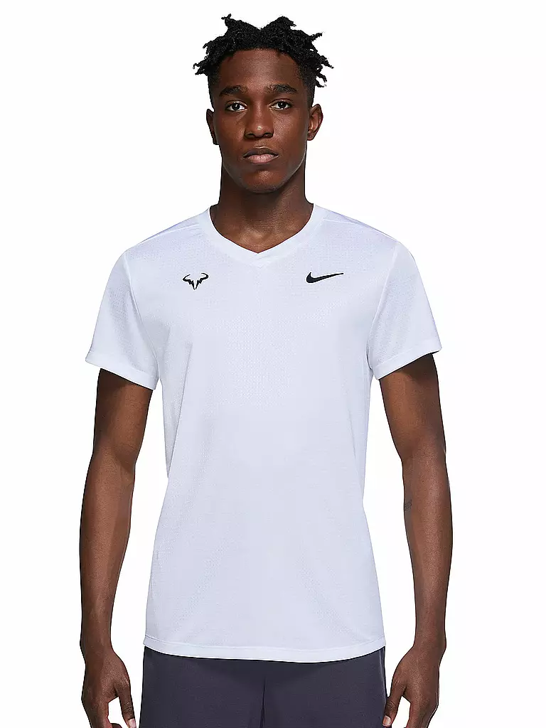 NIKE | Herren Tennisshirt Rafa Challenger Wimbledon | weiss