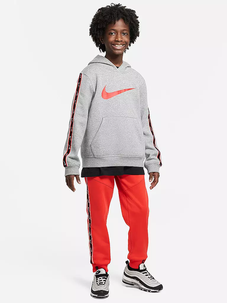 NIKE | Jungen Hoodie Sportswear Repeat | grau