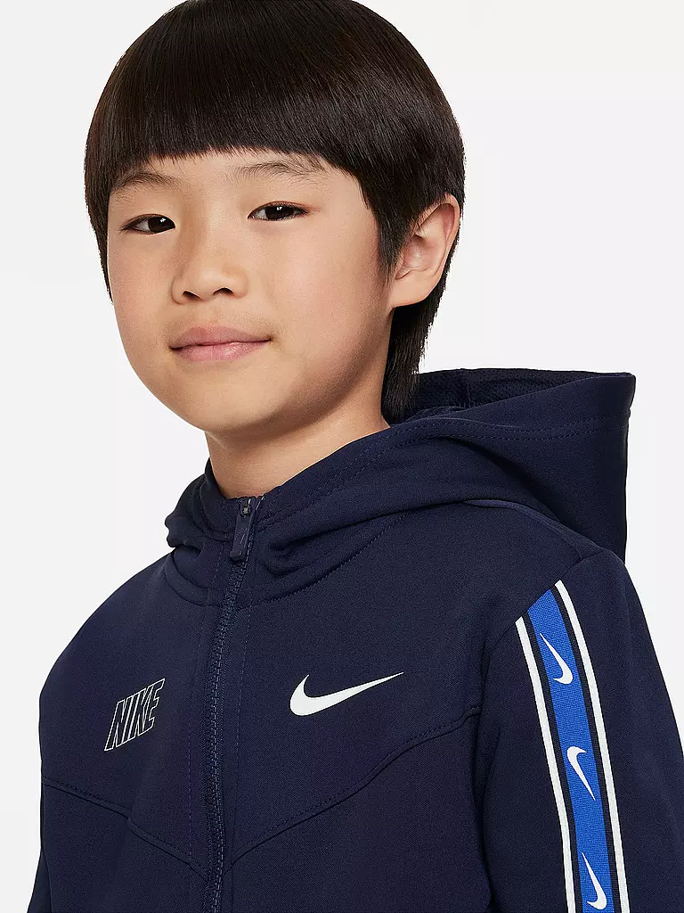 NIKE | Jungen Kapuzenjacke Sportswear Repeat | schwarz