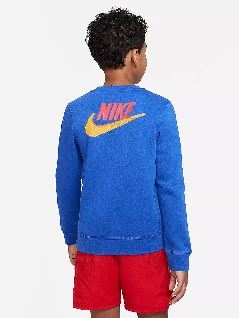 NIKE | Jungen Sweater Sportswear Standard Issue | blau