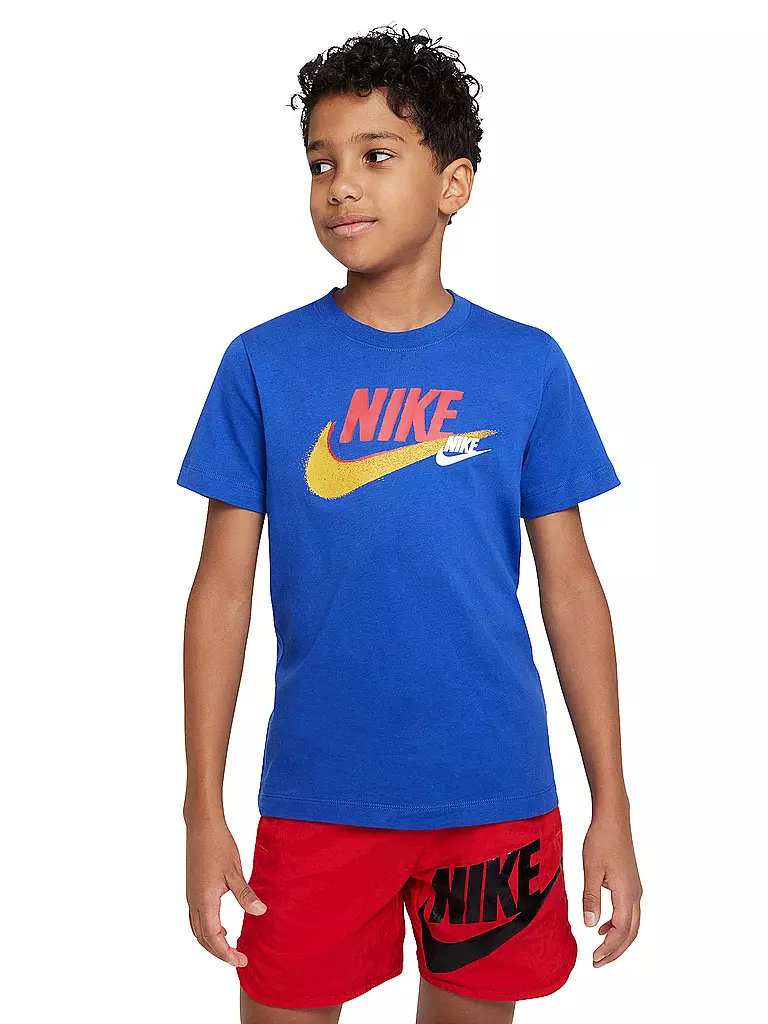 NIKE | Jungen T-Shirt Sportswear Standard Issue | blau