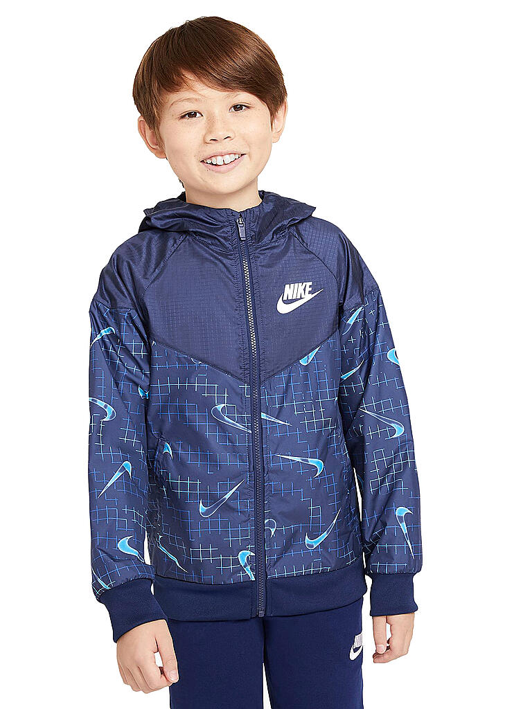NIKE | Jungen Windjacke Sportswear Windrunner | blau