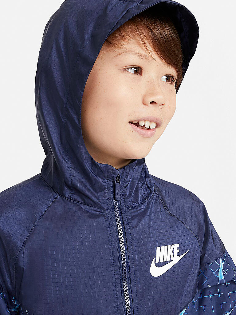 NIKE | Jungen Windjacke Sportswear Windrunner | blau