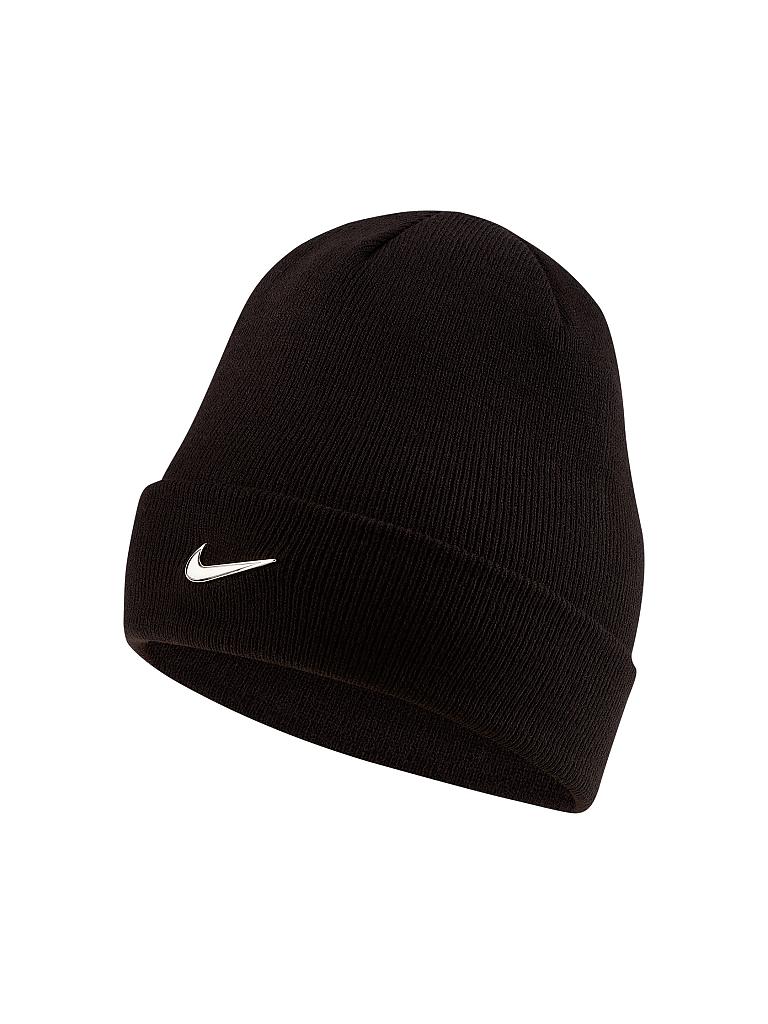 NIKE | Kinder Beanie Metallic Swoosh | schwarz