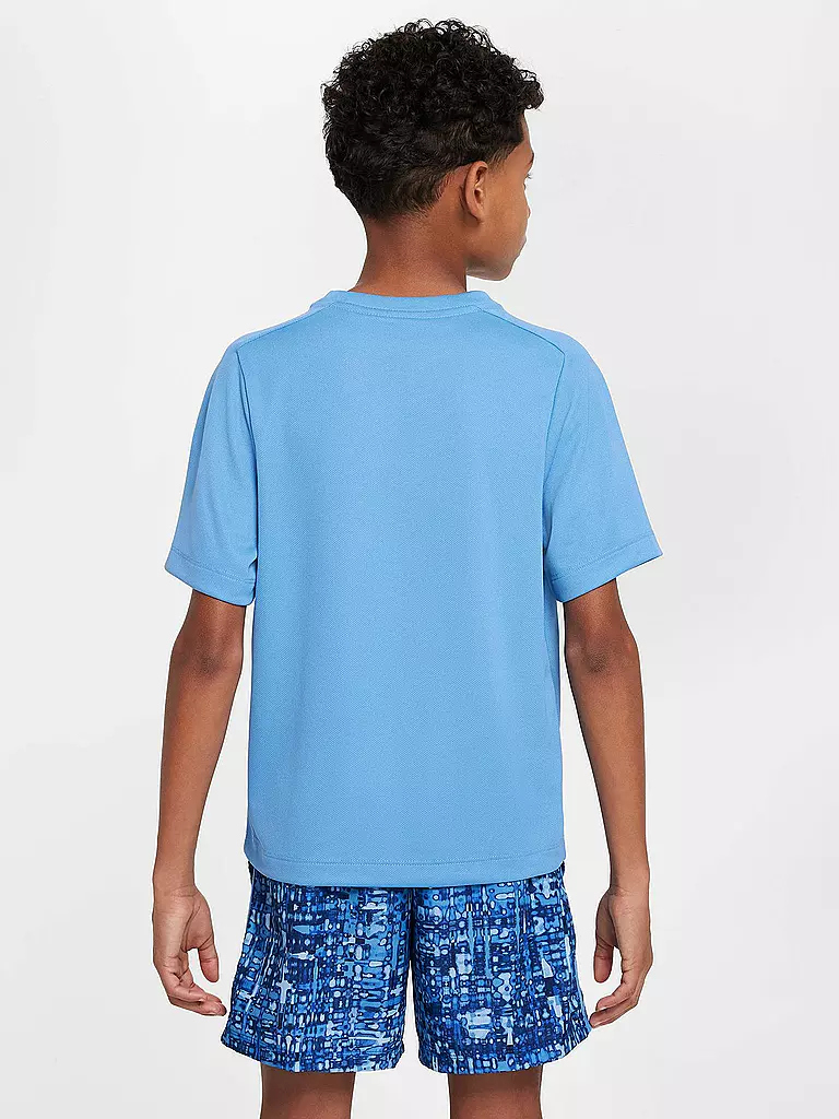 NIKE | Kinder Fitnessshirt Multi | hellblau