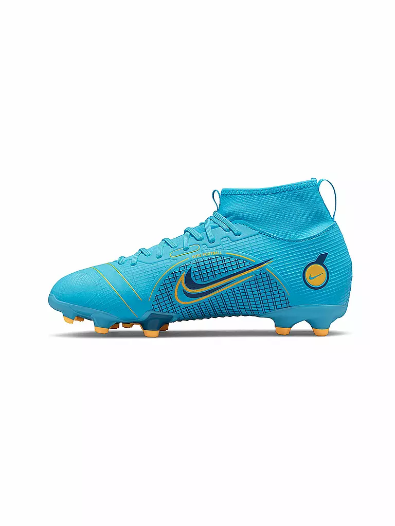 NIKE | Kinder Fußballschuhe Nocken Jr. Mercurial Superfly 8 Academy MG | blau