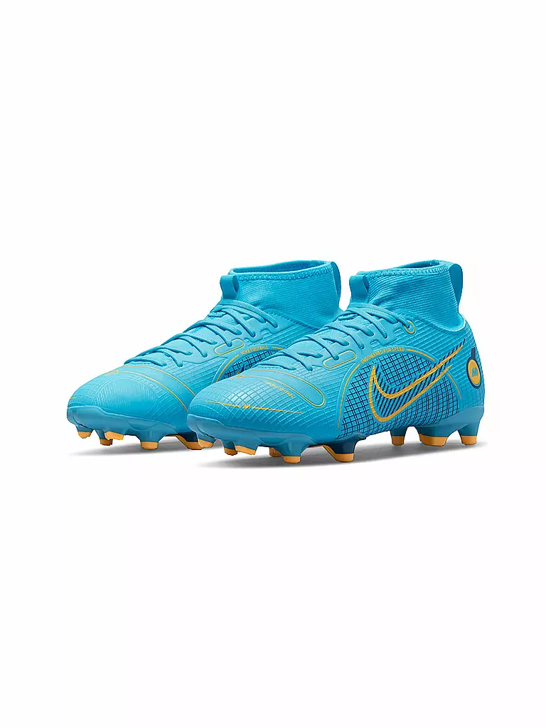 NIKE | Kinder Fußballschuhe Nocken Jr. Mercurial Superfly 8 Academy MG | blau