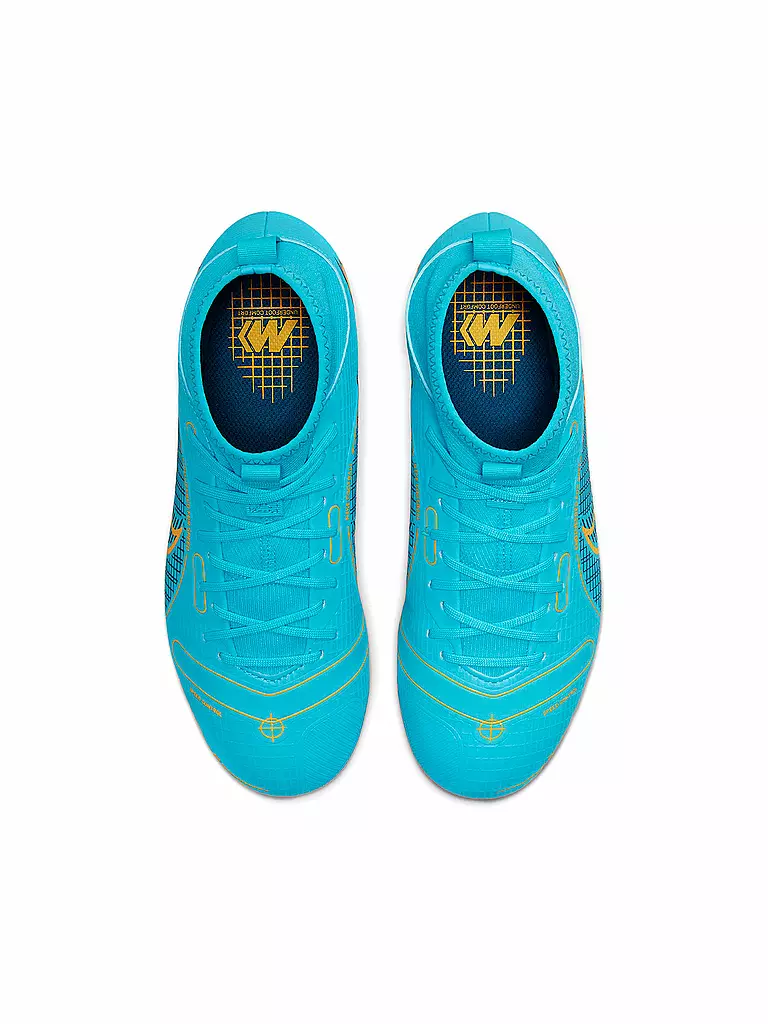 NIKE | Kinder Fußballschuhe Turf Jr. Mercurial Superfly 8 Academy AG | blau