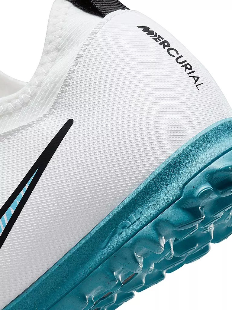 NIKE | Kinder Fußballschuhe Turf Jr. Zoom Mercurial Vapor 15 Academy TF | weiss