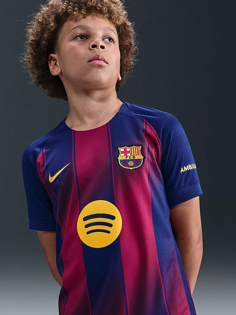 NIKE | Kinder Fußballtrikot FC Barcelona Heim | blau