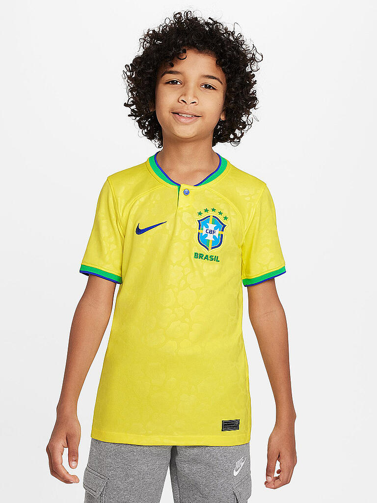 NIKE | Kinder Heimtrikot Brasilien WM 2022 | gelb