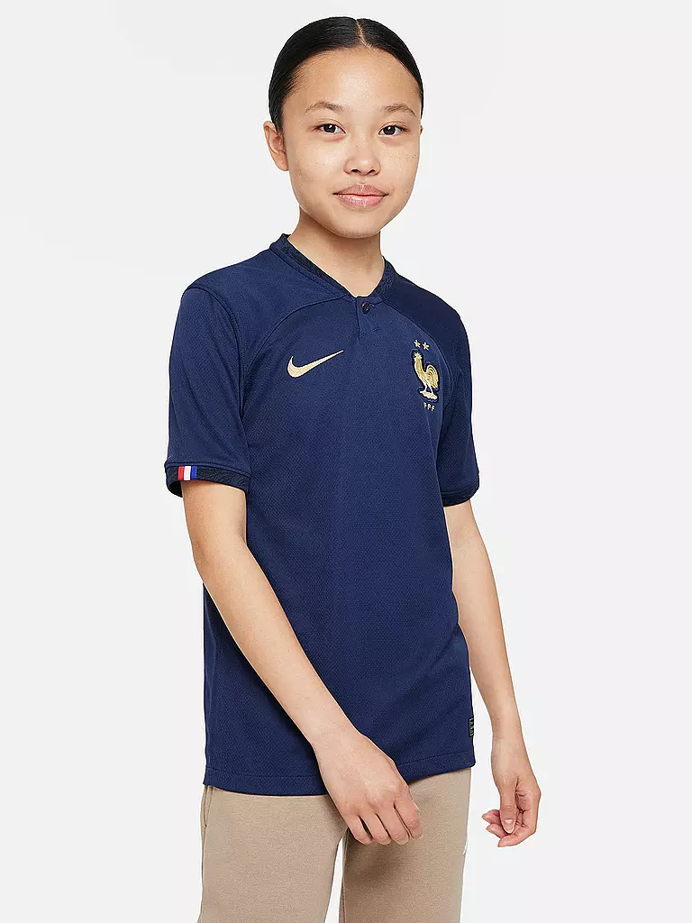 NIKE | Kinder Heimtrikot Frankreich WM 2022 | blau