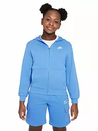NIKE | Kinder Kapuzenjacke NSW Club French Terry | hellblau