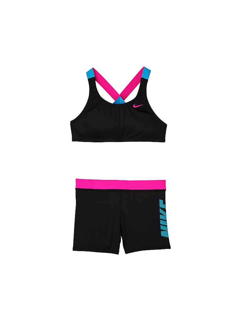 NIKE | Mädchen Bikini Rift Prism Crossback Sport | schwarz