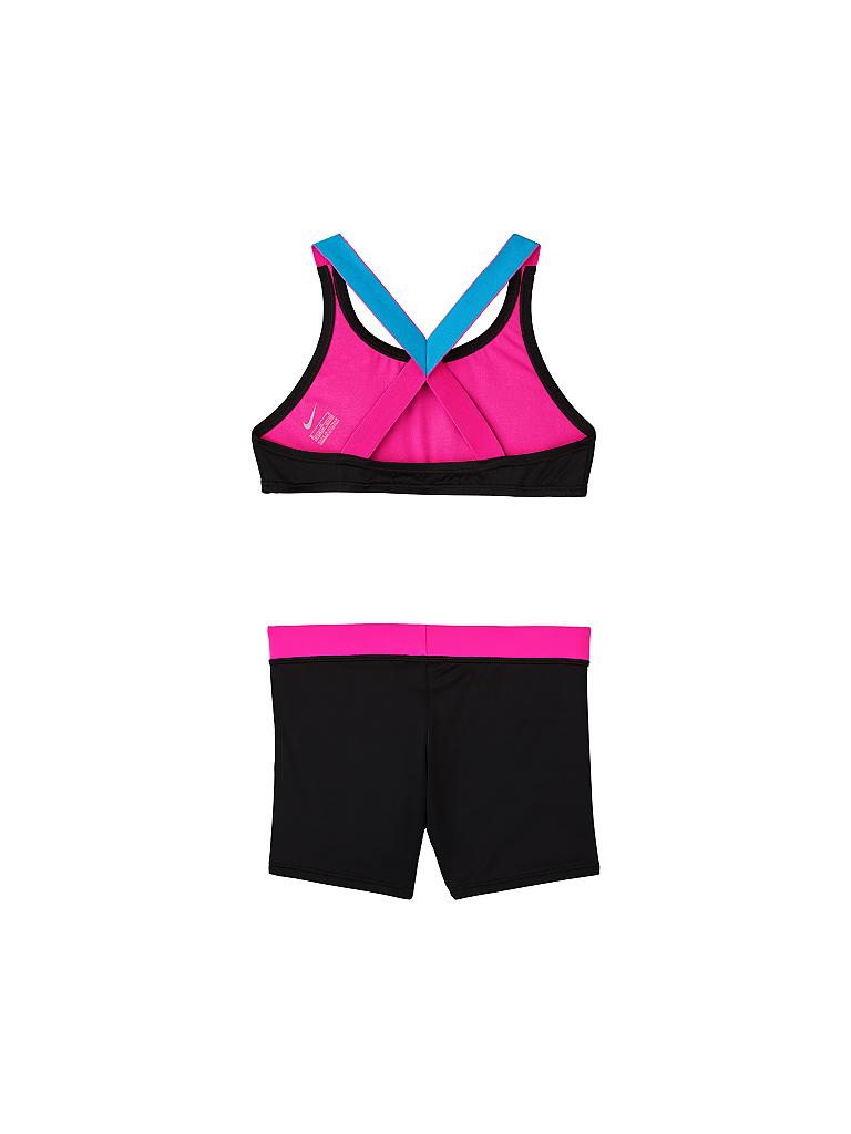 NIKE | Mädchen Bikini Rift Prism Crossback Sport | schwarz