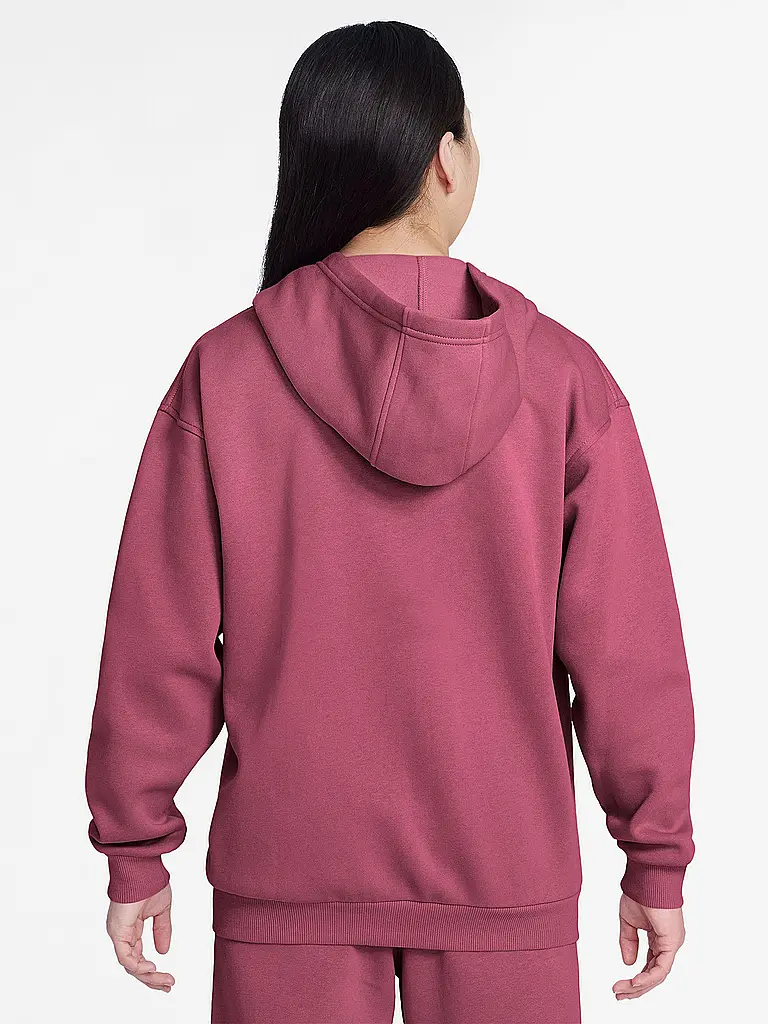NIKE | Mädchen Kapuzenjacke Sportswear Club Fleece | Beere