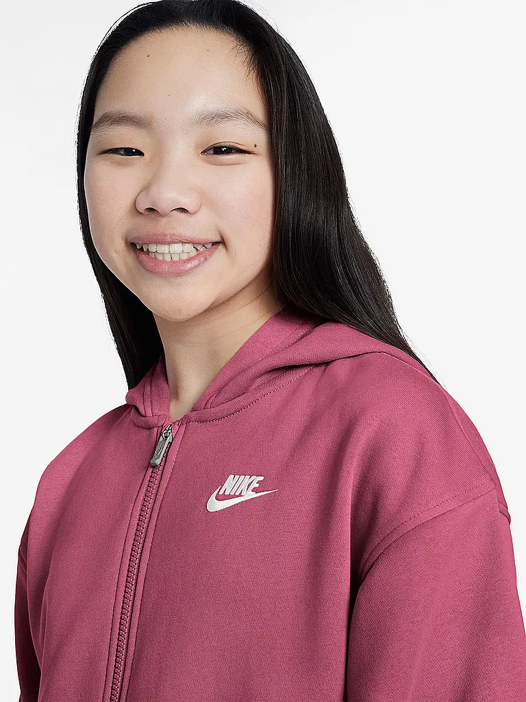 NIKE | Mädchen Kapuzenjacke Sportswear Club Fleece | Beere