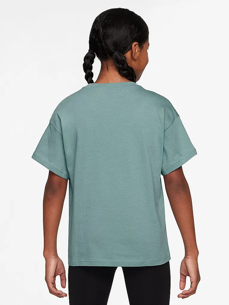 NIKE | Mädchen T-Shirt Sportswear Essential | petrol