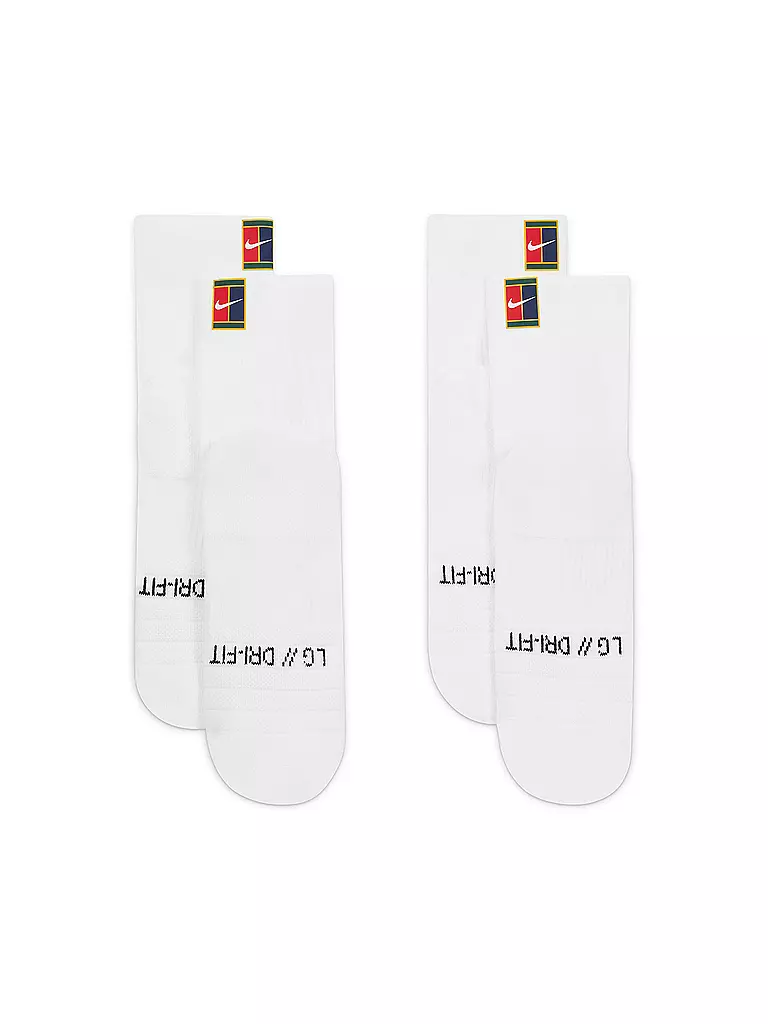 NIKE | Tennissocken NikeCourt Multiplier Max 2er Pkg. | weiss