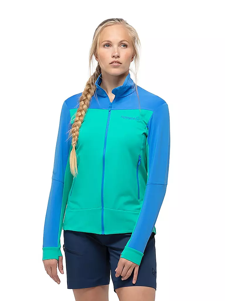 NORRØNA | Damen Fleecejacke Falketind warm1 Stretch | blau