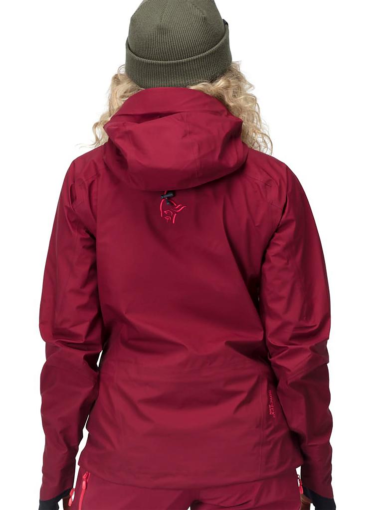 NORRØNA | Damen Fleecejacke Lofoten Alpha GTX Active | rot