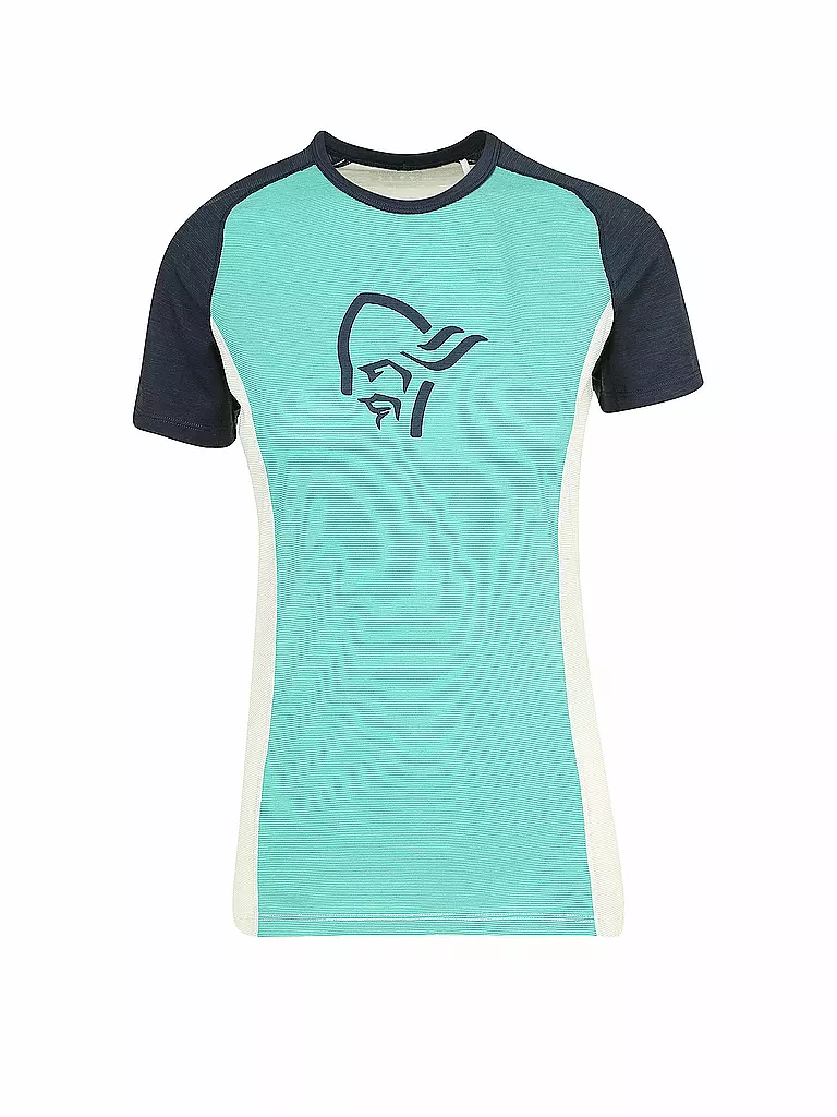 NORRØNA | Damen Funktionsshirt Fjora Wool T-Shirt | blau