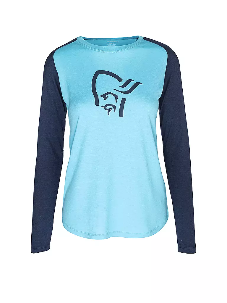 NORRØNA | Damen Funktionsshirt pureUll | blau