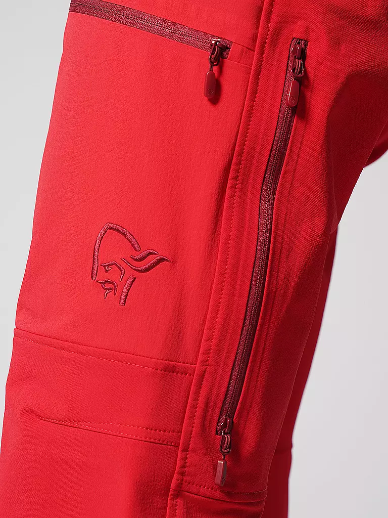 NORRØNA | Damen Tourenhose lyngen flex1 | rot