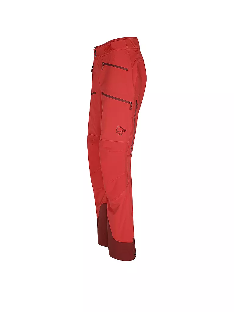 NORRØNA | Damen Tourenhose lyngen flex1 | rot