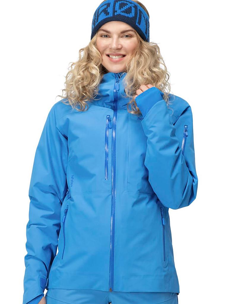 NORRØNA | Damen Tourenjacke Lofoten Gore-Tex Insulated | blau