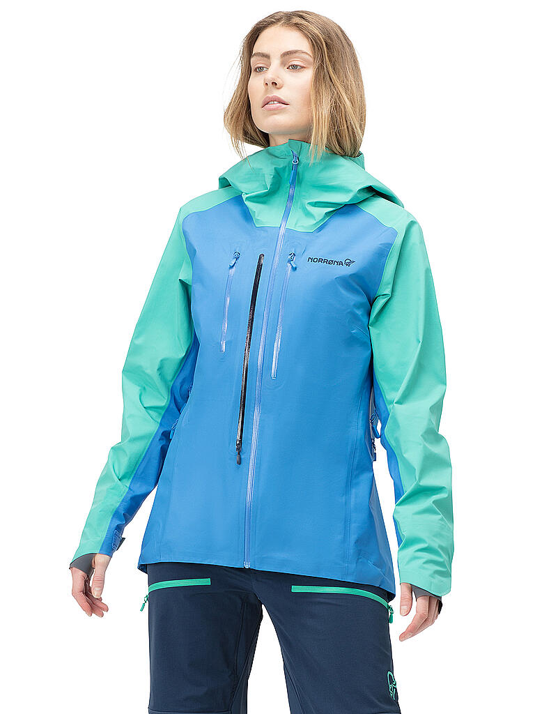 NORRØNA | Damen Tourenjacke lyngen Gore-Tex | türkis