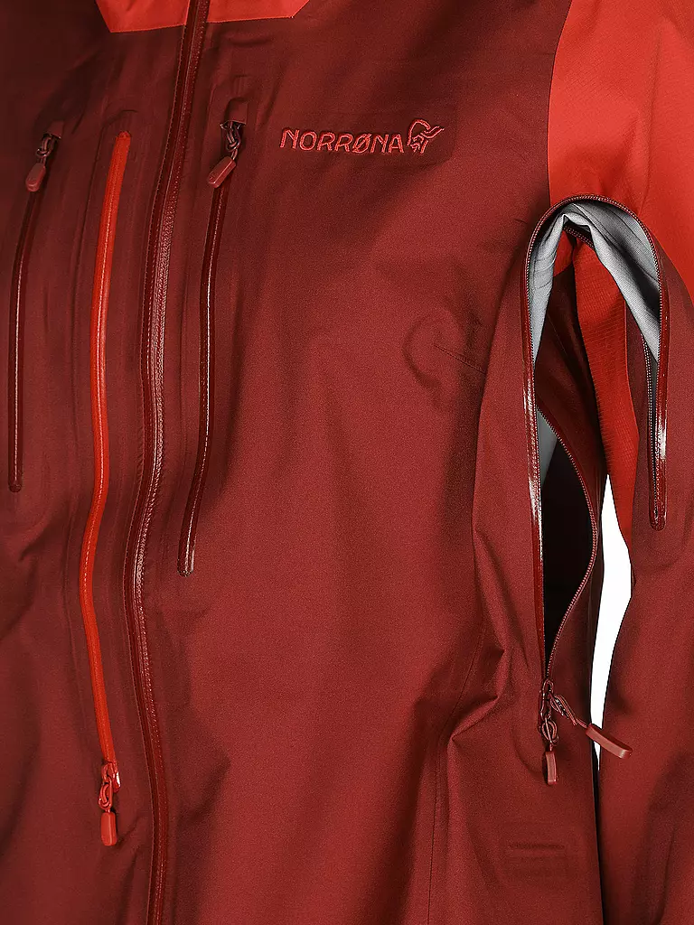 NORRØNA | Damen Tourenjacke lyngen Gore-Tex | rot