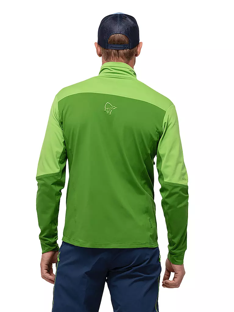 NORRØNA | Herren Fleecejacke Falketind warm1 Stretch | grün