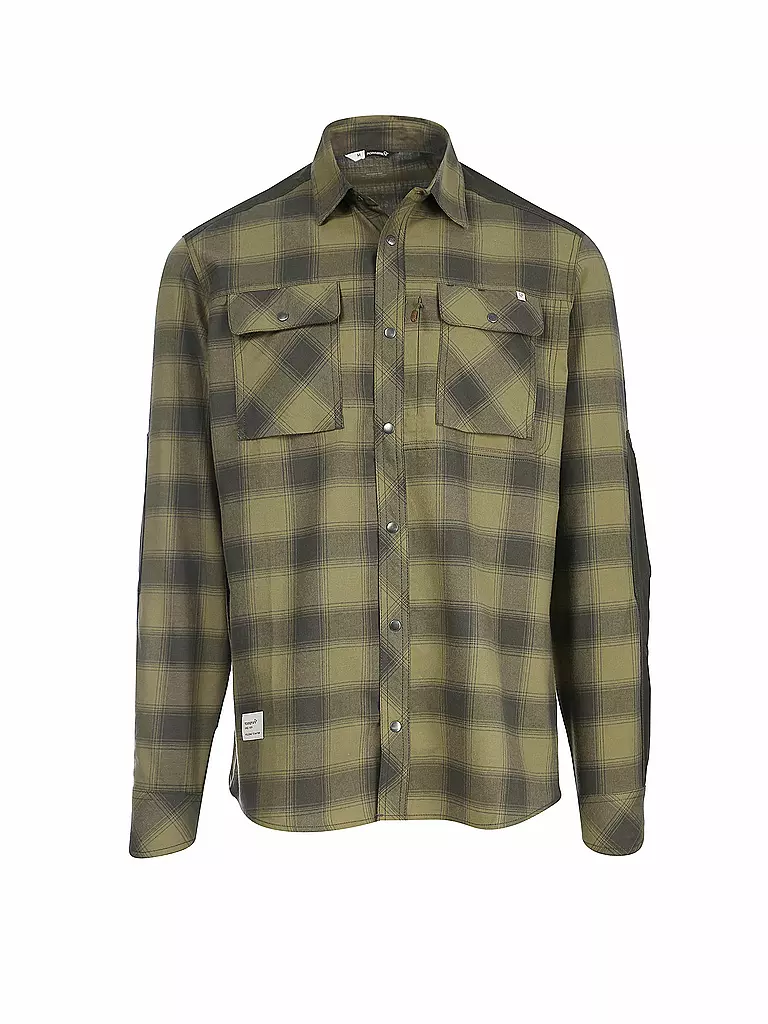 NORRØNA | Herren Outdoorhemd Svalbard Flannel | olive