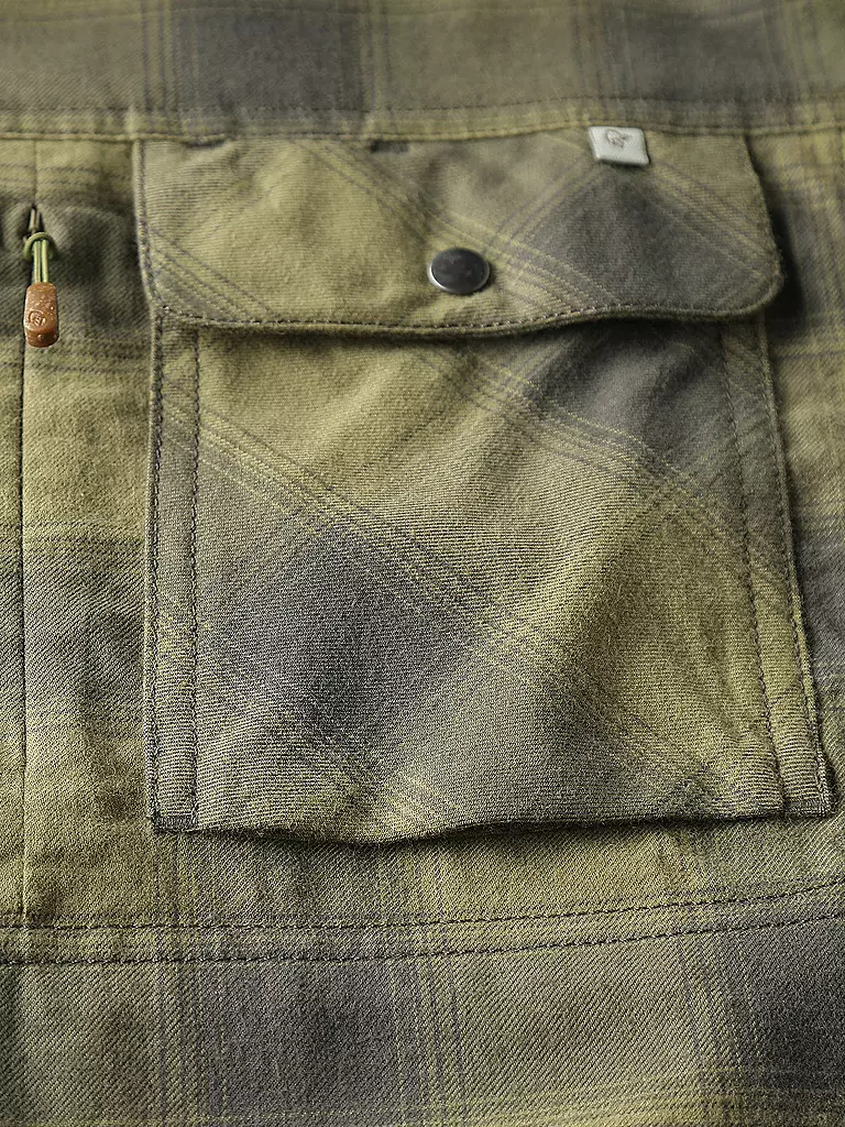 NORRØNA | Herren Outdoorhemd Svalbard Flannel | olive