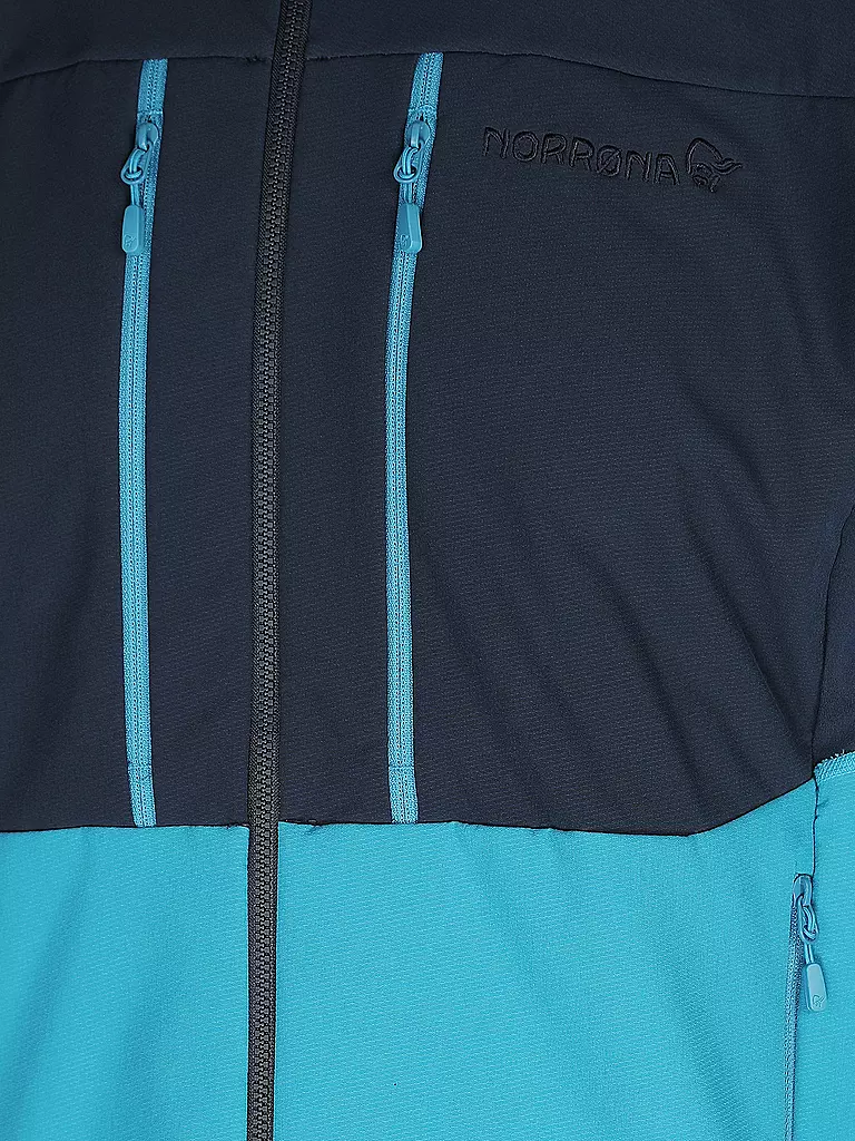 NORRØNA | Herren Touren Fleecejacke trollveggen hiloflex200 | blau