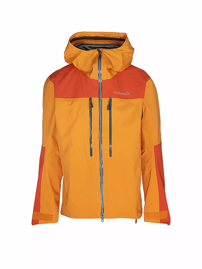 NORRØNA | Herren Tourenjacke trollveggen  Gore-Tex Pro Light  | orange