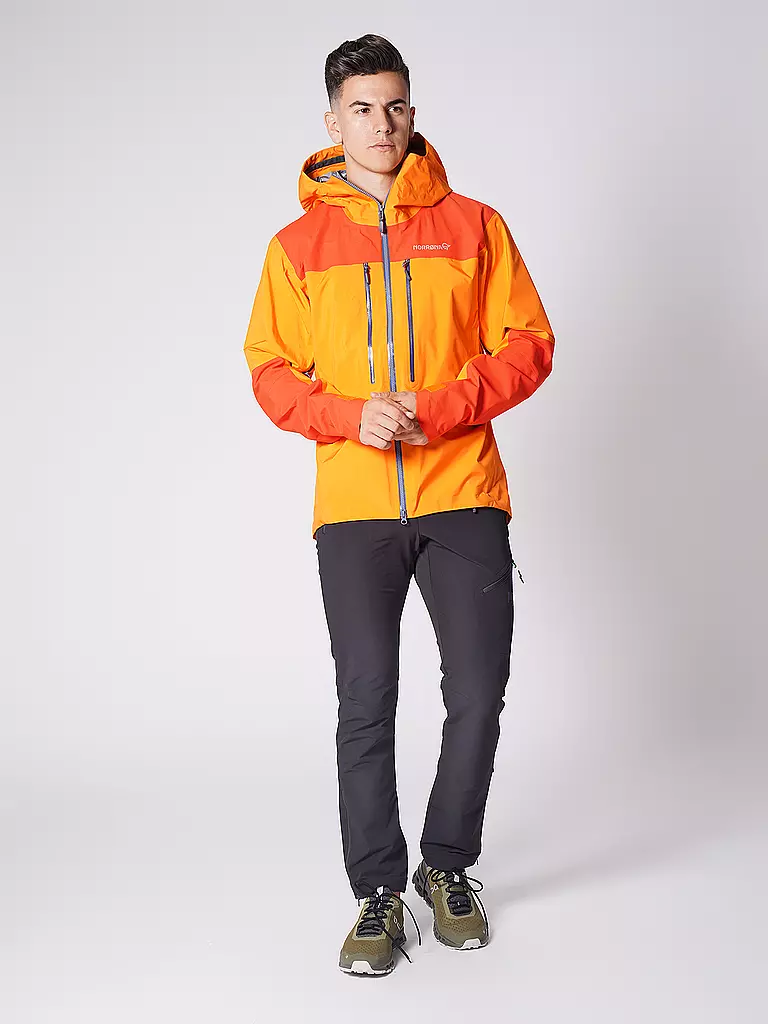 NORRØNA | Herren Tourenjacke trollveggen  Gore-Tex Pro Light  | orange